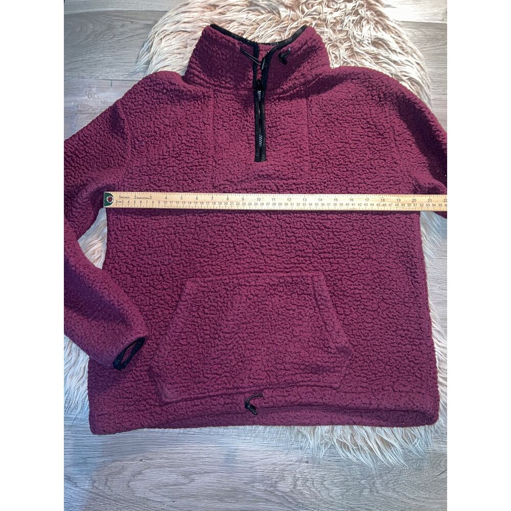 Pink women’s sherpa pullover - Picture 5 of 14